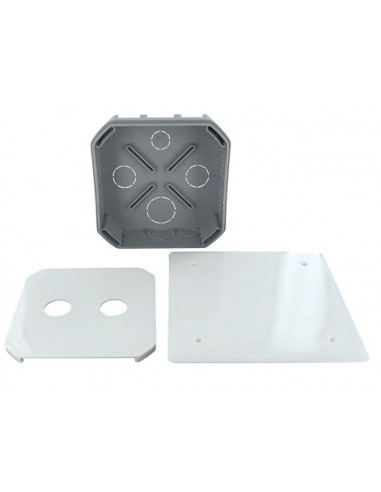 Boîte dérivation à sceller 150x150x40 mm complète BLM 651515