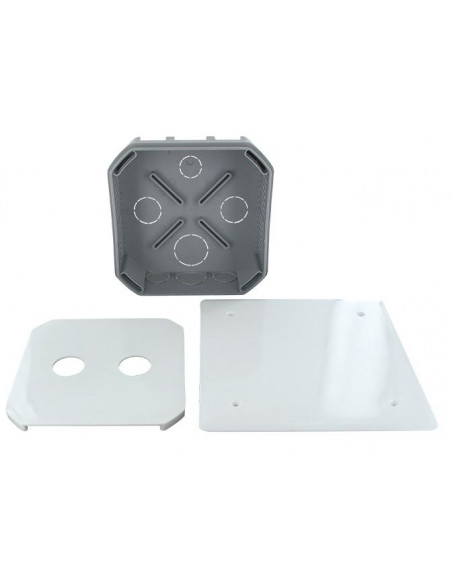 Boîte dérivation à sceller 150x150x40 mm complète BLM 651515