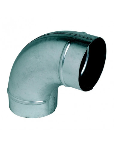 C 90° galvanisé diam  125 mm coude secteur 90° embouti ALDES 11093382