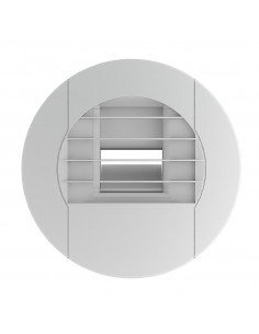 BOUCHE HYGROREGLABLE SALLE DE BAINS 5/40 M3/H D125 UNELVENT BEHS 5/40 D125 856524 2