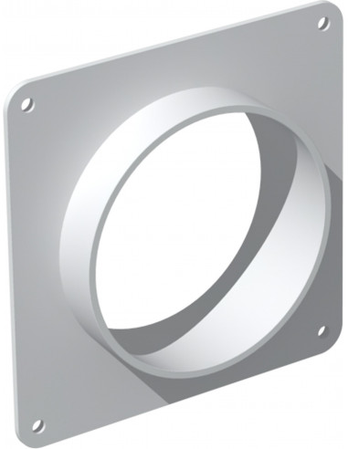Bride murale circulaire PVC rigide diamètre 100 mm gamme TUBPLA BMC 100 S&P UNELVENT 833654