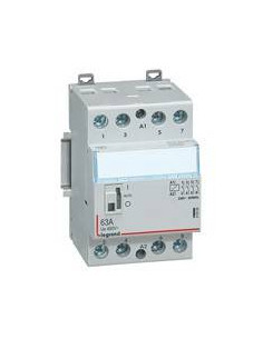 Contacteur de puissance CX³ bobine 230V 4 Pôles 250V 63A contact 4F 3 modules LEGRAND 412556