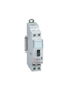 Contacteur domestique CX³ silencieux bobine 230V 2 Pôles 250V 25A 1 module LEGRAND 412500 2