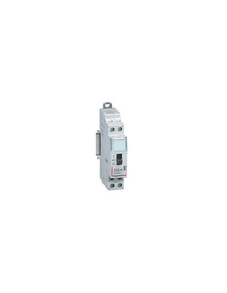 Contacteur domestique CX³ silencieux bobine 230V 2 Pôles 250V 25A 1 module LEGRAND 412500