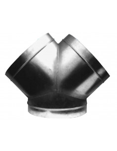 Culotte 45° en acier galvanisé D 200 mm CL 200/45 S&P UNELVENT 864386