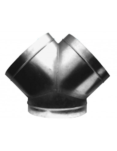Culotte 45° en acier galvanisé D 200 mm CL 200/45 S&P UNELVENT 864386