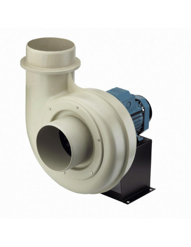 Moto-ventilateur centrifuge polypropylène 730 m3/h 0,56 kW triphasé 230/400V CMPT/2-14-0,18 S&P UNELVENT 321314