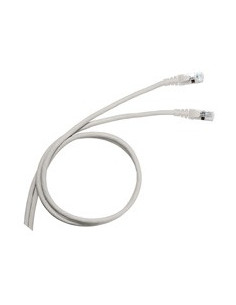 Cordon de brassage RJ45 LCS catégorie 5e F/UTP écranté impédance 100ohms longueur 1m LEGRAND 051640