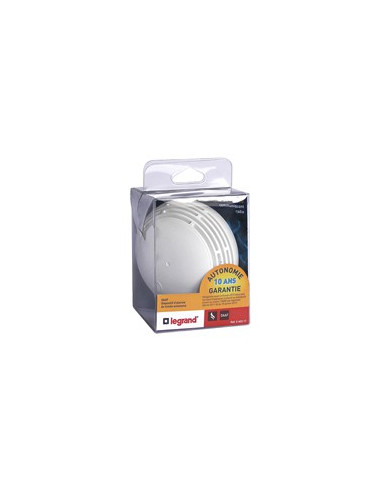 DETECTEUR AUTONOME AVERTISSEUR DE FUMEE LONG LIFE LEGRAND 040517