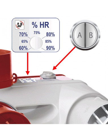 KIT VMC HYGROREGLABLE DECO DETECTION HUMIDITE UNELVENT DECO DHU K 603116