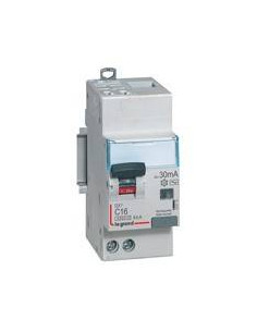 Disjoncteur différentiel DX³4500 U+N 230V 16A type AC 30mA 2 modules LEGRAND 410713 2