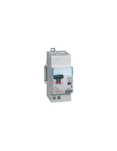 DX3 DISJONCTEUR DIFFERENTIEL 1P+NG C 16A 4500A/ 6KA AC 30MA AUTO LEGRAND 410713