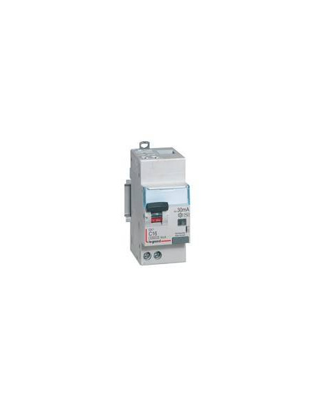 DX3 DISJONCTEUR DIFFERENTIEL 1P+NG C 16A 4500A/ 6KA AC 30MA AUTO LEGRAND 410713