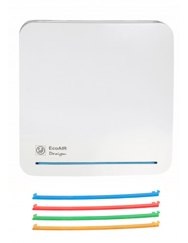 AERATEUR PERMANENT CENTRIFUGE 15-30-45 M3/H-HYGRO-TEMPO BASSE CONSO ECOAIR H DESIGN UNELVENT 420105