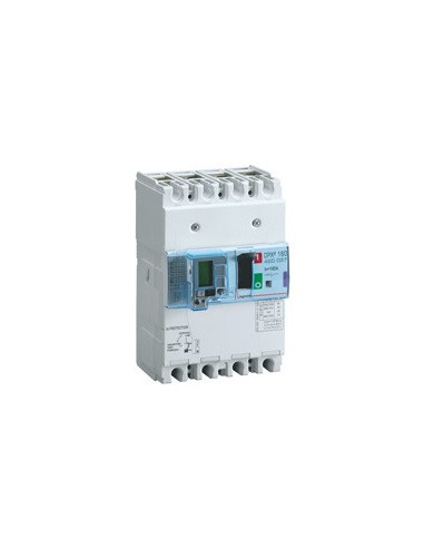 Disjoncteur magnétothermique différentiel DPX³160 pouvoir de coupure 16kA 400V 4 Pôles 160A LEGRAND 420037
