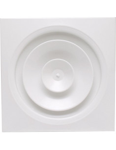 Diffuseur circulaire à jet réglable pour faux plafond blanc D raccord 315 mm GCI/P 315 S&P UNELVENT 852425