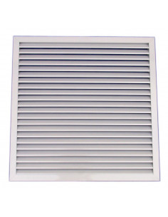 Grille de reprise intérieur + filtre alu blanc 300 à 600 m3/h D 500 x 300 mm GRAIxCD 500x300 S&P UNELVENT 850137