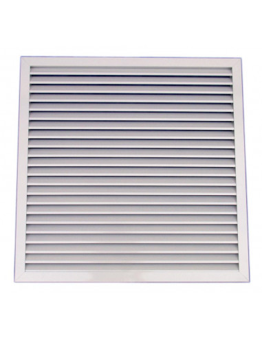 Grille de reprise intérieur + filtre alu blanc 300 à 600 m3/h D 500 x 300 mm GRAIxCD 500x300 S&P UNELVENT 850137