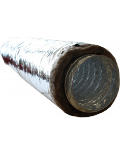 Gaine Souple Isolée 50mm pour application Gainable en Habitat D200 mm L10 m. GSI GH ECOSOFT 200/50MM L10M S&P UNELVENT 810814