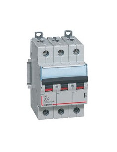 Disjoncteur DX³6000 10kA à vis 3 Pôles 400V~ 32A courbe D peigne HX³ traditionnel LEGRAND 408062 2