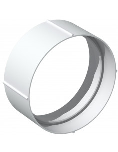 Manchon circulaire PVC rigide D 100 mm gamme TUBPLA MCC 100 S&P UNELVENT 833653