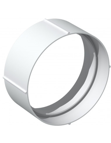 Manchon circulaire PVC rigide D 100 mm gamme TUBPLA MCC 100 S&P UNELVENT 833653