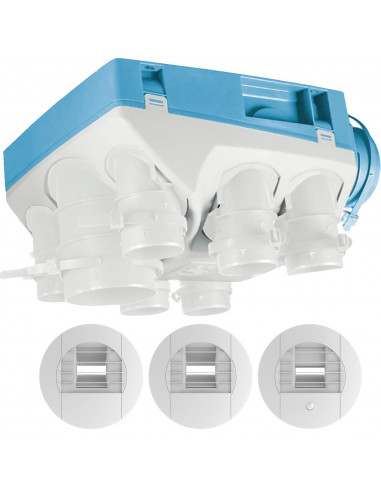KIT VMC HYGROREGLABLE OZEO ECOWATT 2 KHB T3/7 P UNELVENT 604611