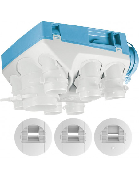 KIT VMC HYGROREGLABLE OZEO ECOWATT 2 KHB T3/7 P UNELVENT 604611