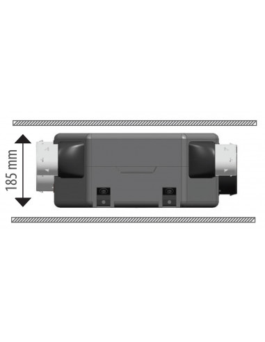 KIT VMC HYGROREGLABLE OZEO FLAT 2 KHB T3/7 P UNELVENT 604811