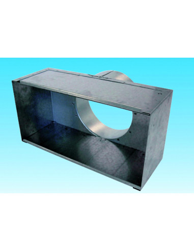 Plénum galva raccord arrière D 315 mm pour GAO/GAF/GRM/GLF/GRE D 500 x 300 mm PGR 500X300 S&P UNELVENT 872761