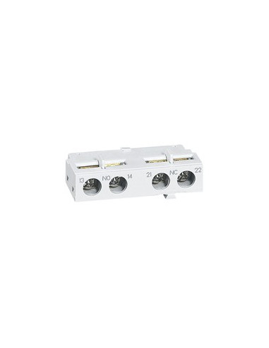 Contacts auxiliaires 1NO et 1NF pour disjoncteur moteur MPX³ montage frontal LEGRAND 417403