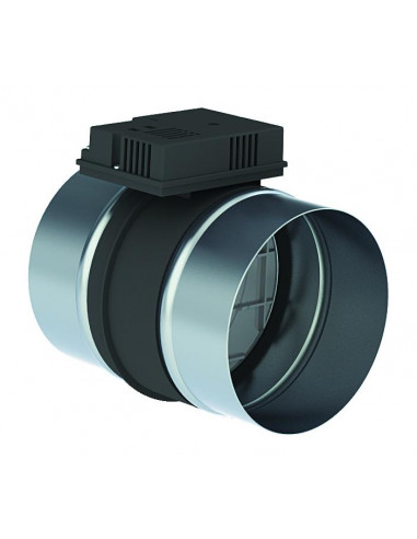 Registre motorisé ouvert sous tension 12/24 V D 200 mm RMVT/O 200 12/24V S&P UNELVENT 860806