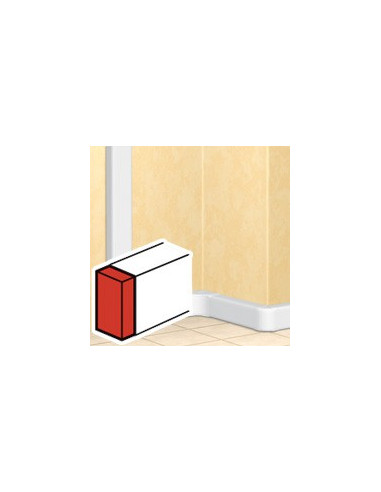 Embout pour goulottes DLP monobloc 50x220mm blanc LEGRAND 010705