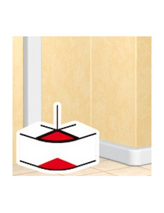 Angle extérieur pour goulottes DLP monobloc 35x80mm ou 35x105mm blanc LEGRAND 010621 2