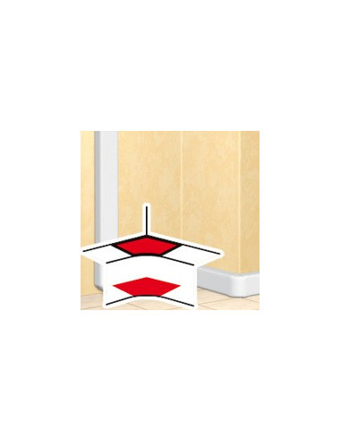 Angle intérieur pour goulottes DLP monobloc 35x80mm ou 35x105mm blanc LEGRAND 010601