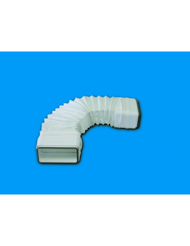 Conduit rectangulaire PVC souple + 2 manchons et joints 55 x 220mm gamme TUBPLA TFRV 125 S&P UNELVENT 831020