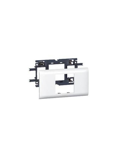 Support Mosaic 2 modules pour goulotte DLP monobloc avec couvercle 65mm LEGRAND 010952