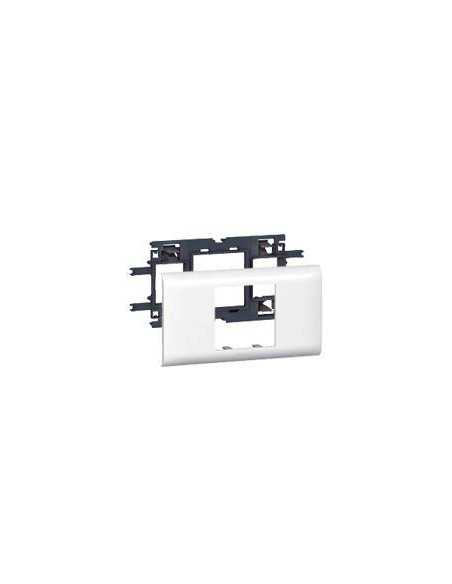 Support Mosaic 2 modules pour goulotte DLP monobloc avec couvercle 65mm LEGRAND 010952