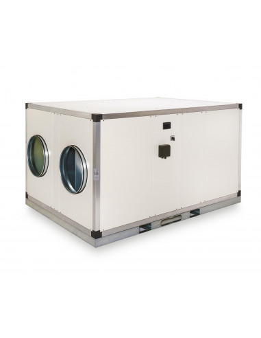Centrale double flux THR 93% verti gauche 4500 m3/h PRO-REG batterie eau chaude CADB-HE DC 45 LV PRO-REG S&P UNELVENT 241211