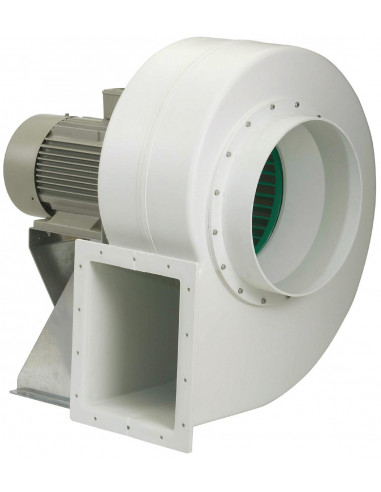 Moto-ventilateur centrifuge polypropylène 1660 m3/h 1,5 kW triphasé 230/400V CMPT/2-25A 1,5KW RD090 S&P UNELVENT 321367