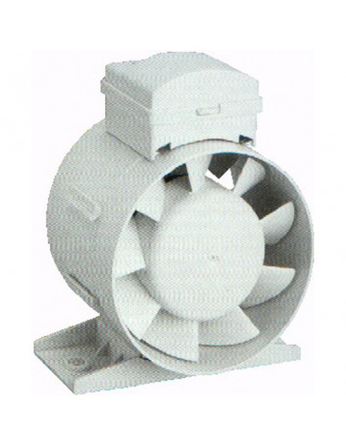 Extracteur 110 m3/h à incorporer sur un réseau de gaine D 100 mm TEF-100 S&P UNELVENT 254324