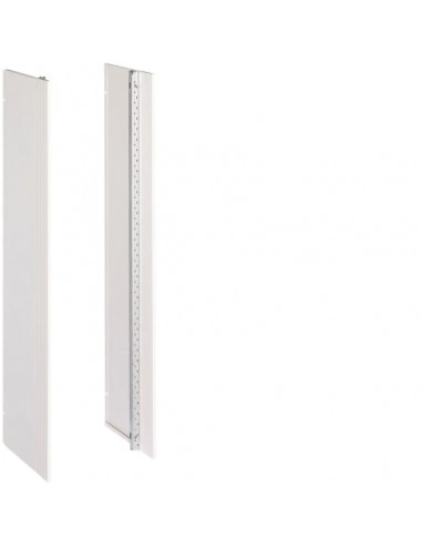 Jeu de 2 côtés quadro4 p 260mm h 1350mm l 245.5mm RAL 9010 blanc paloma HAGER FC016