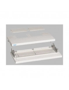 Kit panneaux de tête et de base quadro4 p 260mm h 73mm l 620mm IP40 IK08 HAGER FC425