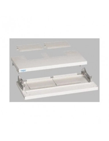 Kit panneaux de tête et de base quadro4 p 260mm h 73mm l 620mm IP40 IK08 HAGER FC425