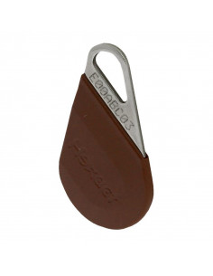Badge de proximité Mifare 13,56 MHz pour contrôle d'accès VIGIK® marron BTICINO BT348246