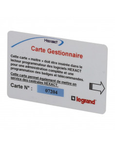 Carte gestionnaire pour contrôle d'accès VIGIK® BTICINO BT348253