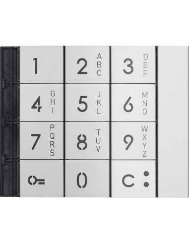 Façade alphanumérique du clavier métal BTICINO BT353011