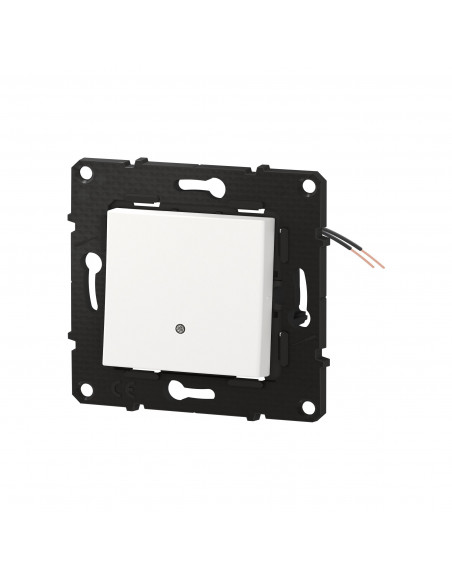 Interrupteur ou va-et-vient lumineux Altège 10A finition Neige BTICINO BTAL03DD