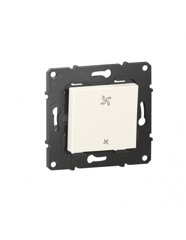 Commande pour VMC Altège avec connexion à bornes automatiques finition Neige BTICINO BTAL14DD