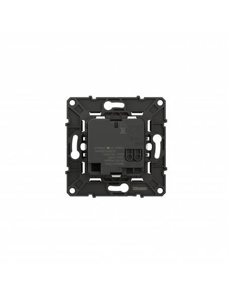 Double chargeur USB Altège Type-A 2,4A finition Nuage BTICINO BTAL30CD